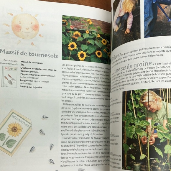 French Kids Gardening Book - Jardiner avec les Enfants by Kim Wilde - Picture 9 of 16